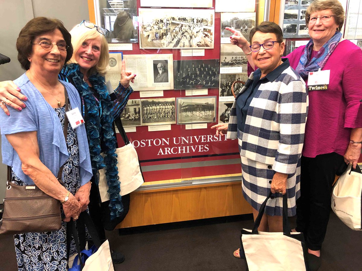 BUHGARC's tweet photo. Remarks from Kristina Lentz Capano on the new Sargent exhibit:
"Please share the appreciation of all of our Sargent Alumni who viewed the archival presentation. It was a huge hit, [and] we are so grateful to you for making this happen. It was deeply meaningful to our alumni!" https://t.co/zrdCAlFWD6