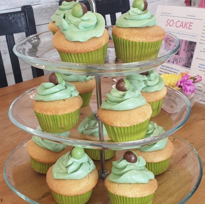 Make sure you pop in tomorrow to help us raise money for Macmillan! Our freshly made mint choc #cupcakes are delicious! #tearoom #fundraising