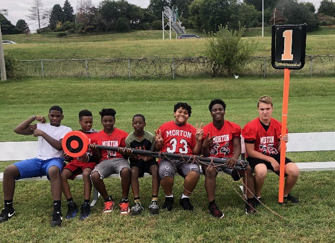 FootballMorton's tweet photo. ⁦@OPSMortonMagnet⁩ is ready to host ⁦@OPS_BryanMiddle⁩ football team tonight @ 3:30pm today thanks to these guys setting up the field!!! https://t.co/kzwmwPTsx1