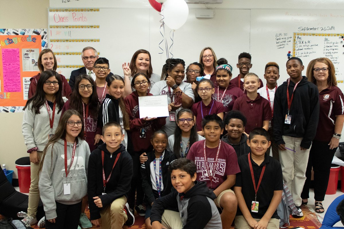 redoakisd's tweet photo. Congrats to the #ROISD September Heart of a Teacher Award recipients! Every month a teacher from each campus will be chosen who exemplifies the #4Talons of the Hawk. We appreciate all of our ROISD teachers and their service and dedication to their students! https://t.co/JVoQ6251vu