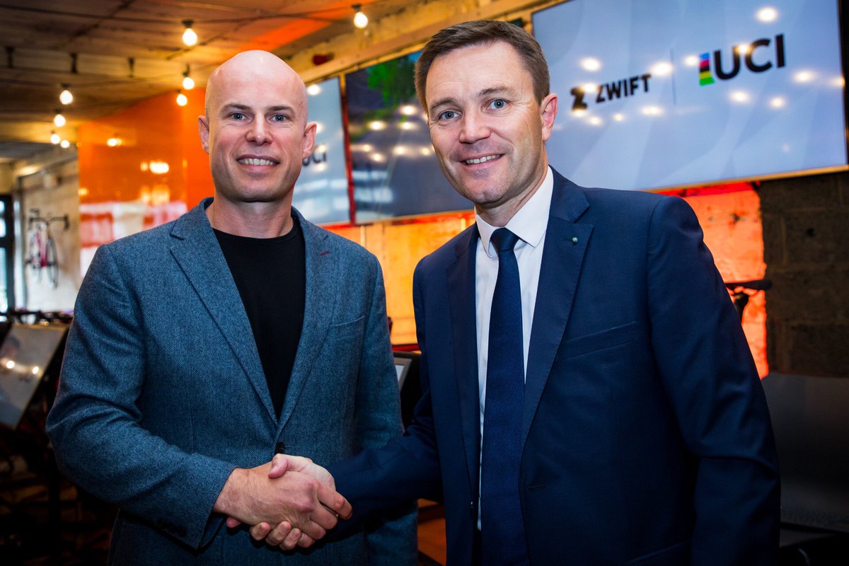 A momentous occasion as <a href="/GoZwift/">Zwift</a> and the UCI join forces to further develop Cycling Esports. 

Exciting times ahead for our sport!
🔗 bit.ly/2mZjKcs

#Yorkshire2019