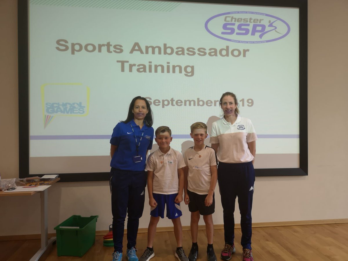UptonHeathCE's tweet photo. Our new sports ambassadors completed their training today with Chester SSP and can't wait to start organising sports activities for the other children on Friday lunchtimes #Chesterssp #sportuhps https://t.co/ro1010Grly