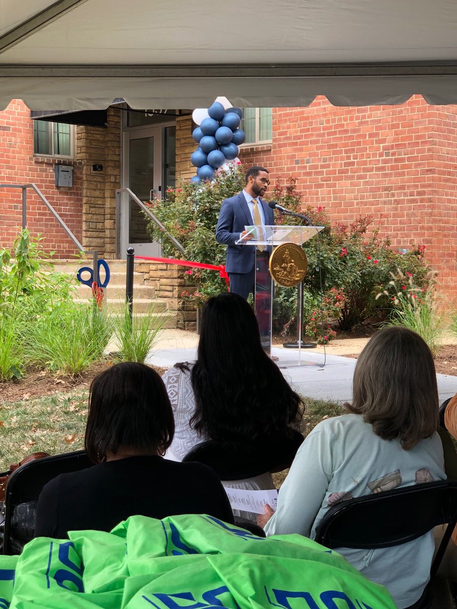 dcra's tweet photo. Happy to join @MayorBowser and the District's Ward 4 community in celebrating the preservation of 59 affordable units at Ft. Stevens Place Apartments!
#FairShot #DCRAatWork https://t.co/39vebTE0NX