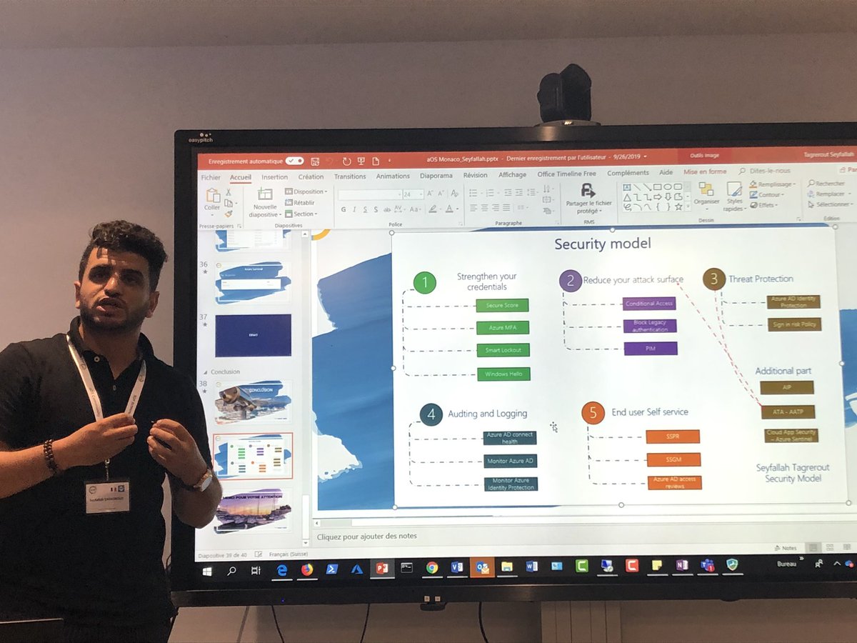 SP_twit's tweet image. Hardening de tenant #Azure / #Office365 par @Tseyf34 à l’#aOSMonaco
