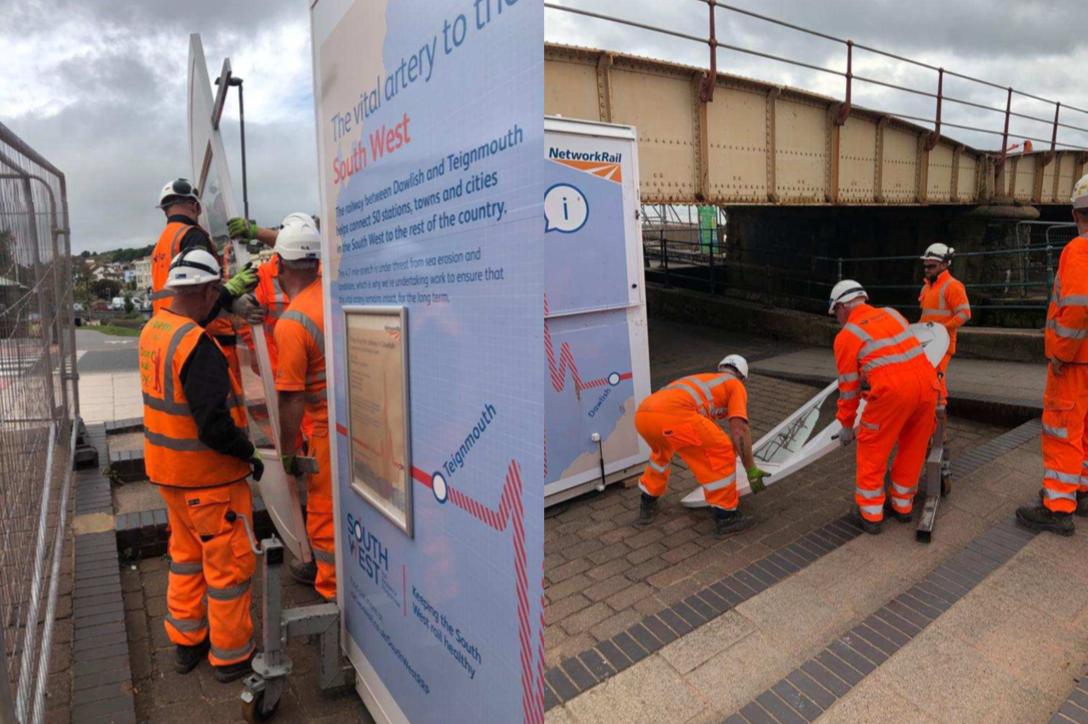 SouthWestRRP's tweet photo. 🚂 Yesterday, the Community Information Hub was moved and is now located closer to Dawlish station. The hub will be open again next Wednesday from 11am-2pm. We’d love to see you there!
#SWRRP #Dawlish https://t.co/EJ4DU0d18b