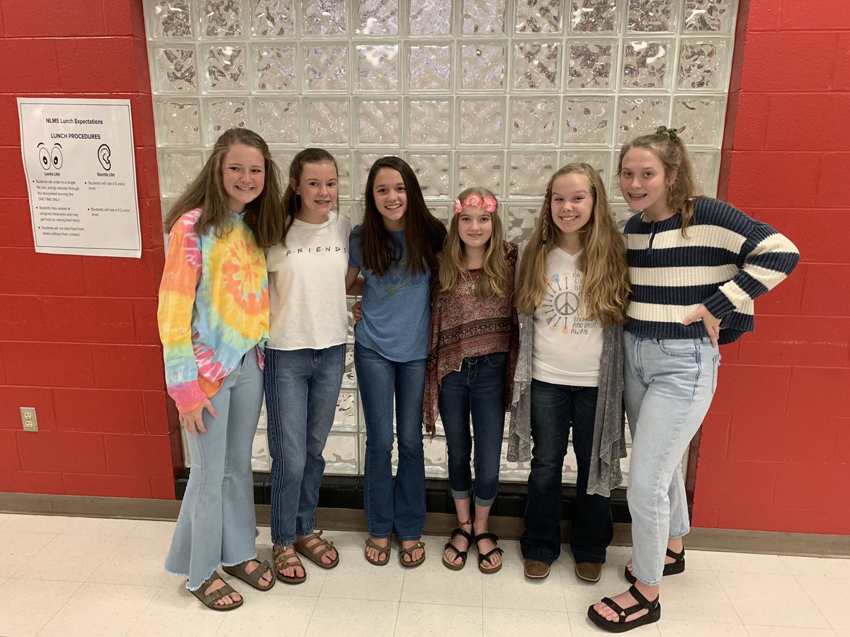 NLMS participating in Sylacuaga City Schools Homecoming Week Festivitys
(Decade Day)