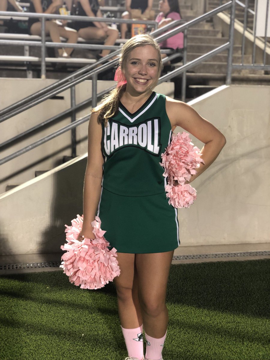 Congrats to our JV Cheerleader is the week, Addison McKinney! <a href="/southlakecheer_/">Southlake Carroll Cheer</a> <a href="/CarrollHigh/">Carroll High School</a>
