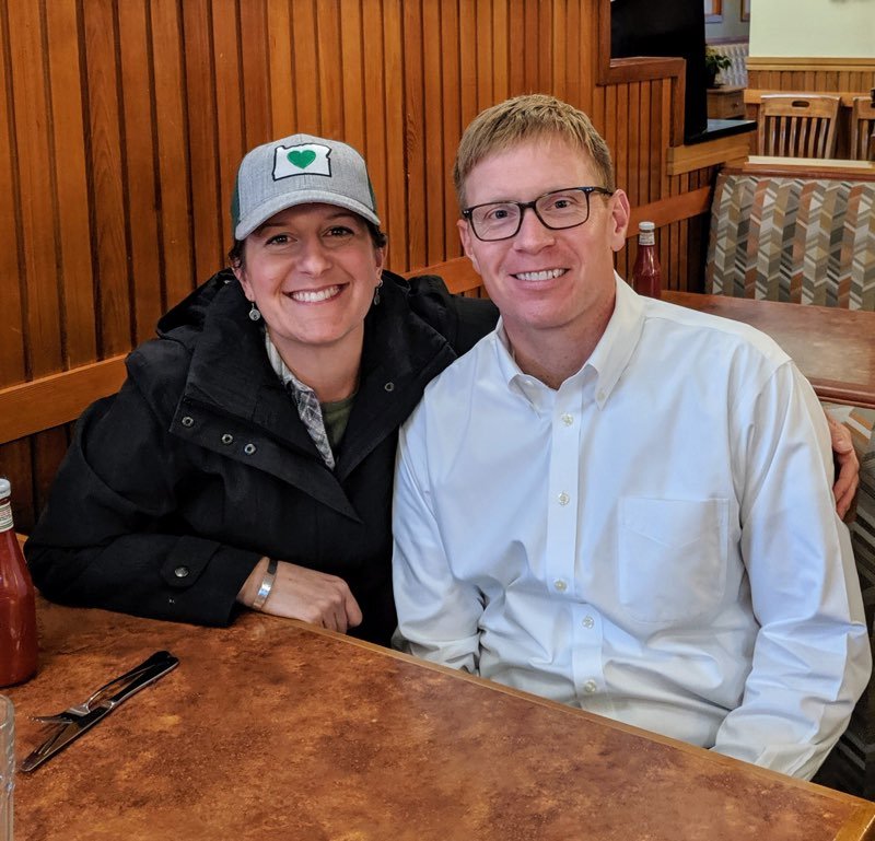 Fantastic tour of a 100-year-old hazelnut orchard in South Hillsboro today. Thank you to Boots and Suzanne Kauffman for inviting us and describing how changes in land use and agriculture are impacting you. Afterward I even got to see my husband Joe at the Reedville Cafe!