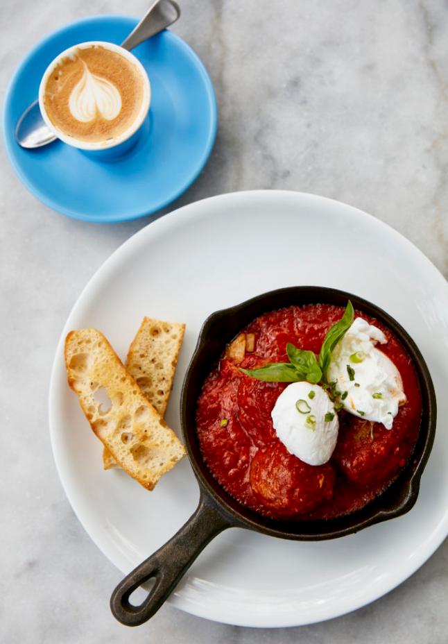 Homemade meatballs in deep tomato sauce, potato wedges, poached eggs, topped with parmesan cheese.⁠
⁠
📍83 Majors Bay Rd, Concord NSW 2137⁠
#goodvibes ⁠#lunch ⁠#seafood⁠ #lunchsydney⁠ #breakfastinsydney ⁠ #sauce ⁠#innerwestsydney ⁠
#sydney ⁠#sydneyeats ⁠#buongiorno