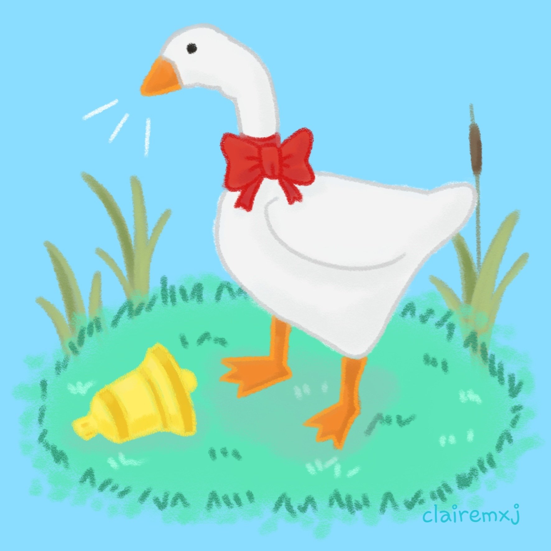 Clairemxj Commission Open Honk Honk Stressed Out In Life Need Something To Calm You Down Play This Game And Be An Annoying Goose Who Steals Everyone S Stuffs Goose