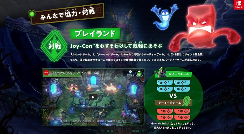 Game Watch در توییتر Switch用オバケ退治アクション ルイージマンション3 公式サイトを公開 新アクションや協力 対戦プレイなどの新要素を紹介 Https T Co P7fqdwyn9t ルイージマンション3