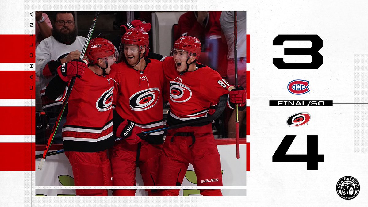 Canes's tweet photo. NOTHING FINER THAN WINNING IN CAROLINA! 

#LetsGoCanes https://t.co/tj8gGObX7S