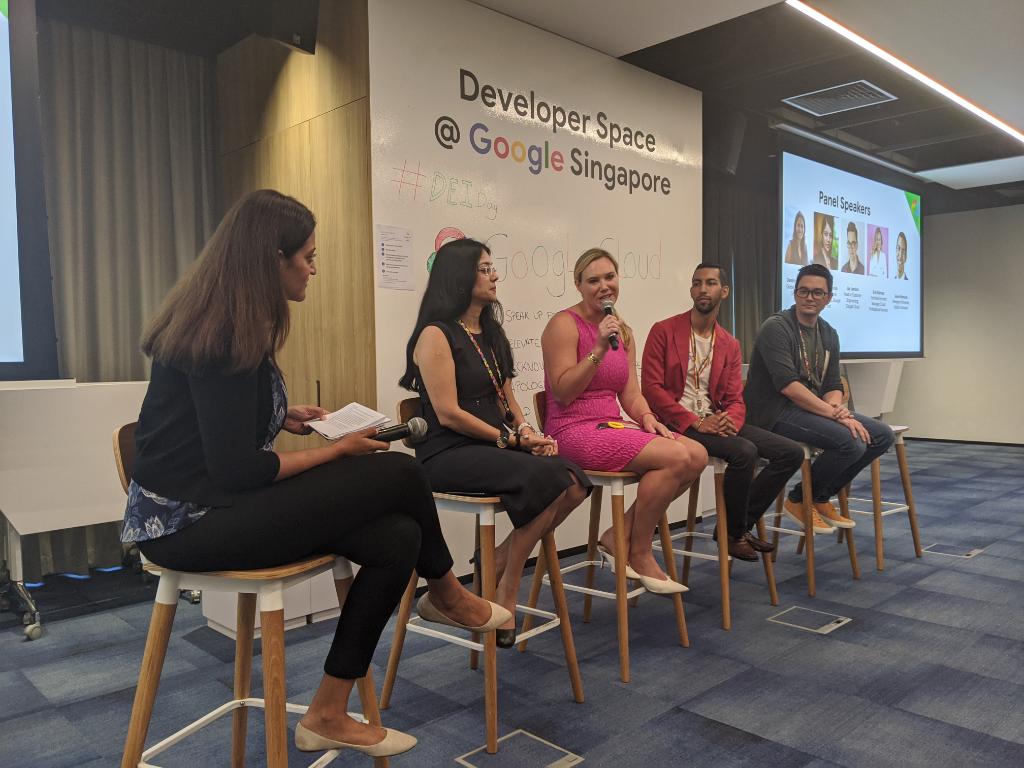 GoogleCloud_SG's tweet image. Yesterday, we ran a Diversity, Equity, and Inclusion event here at #Google #Singapore. We'd like to take this opportunity to thank all of our speakers for sharing their insights, as well as all of our attendees for coming. Keep up here → goo.gle/2oF7iiG #DEIDay