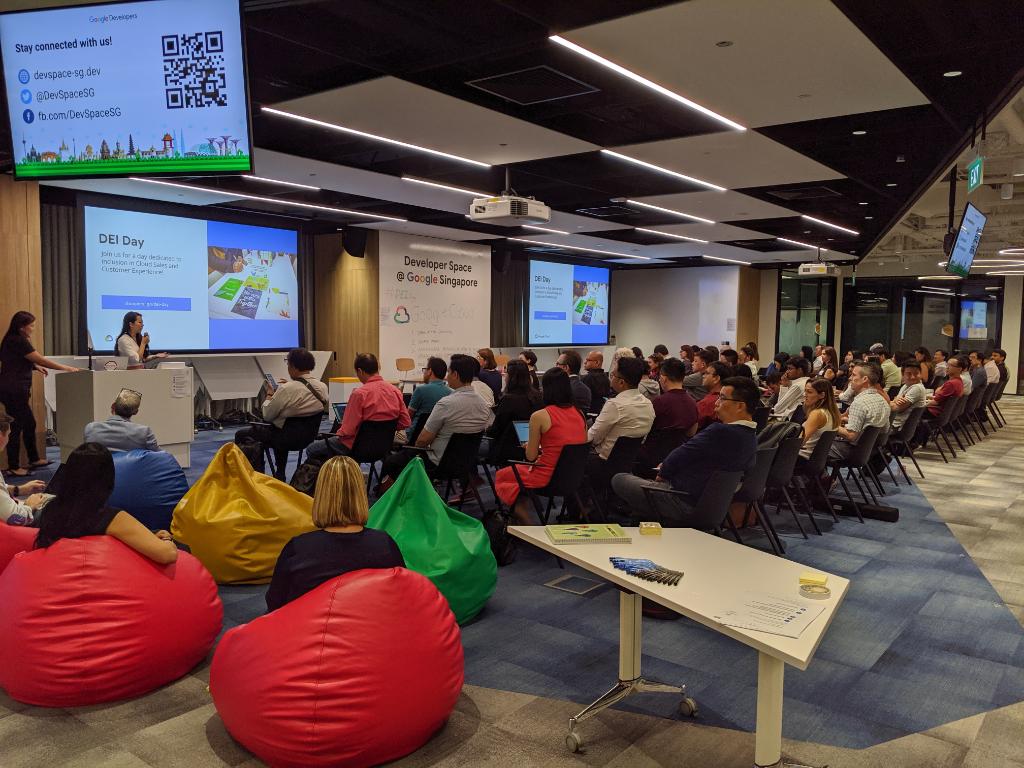 GoogleCloud_SG's tweet image. Yesterday, we ran a Diversity, Equity, and Inclusion event here at #Google #Singapore. We'd like to take this opportunity to thank all of our speakers for sharing their insights, as well as all of our attendees for coming. Keep up here → goo.gle/2oF7iiG #DEIDay