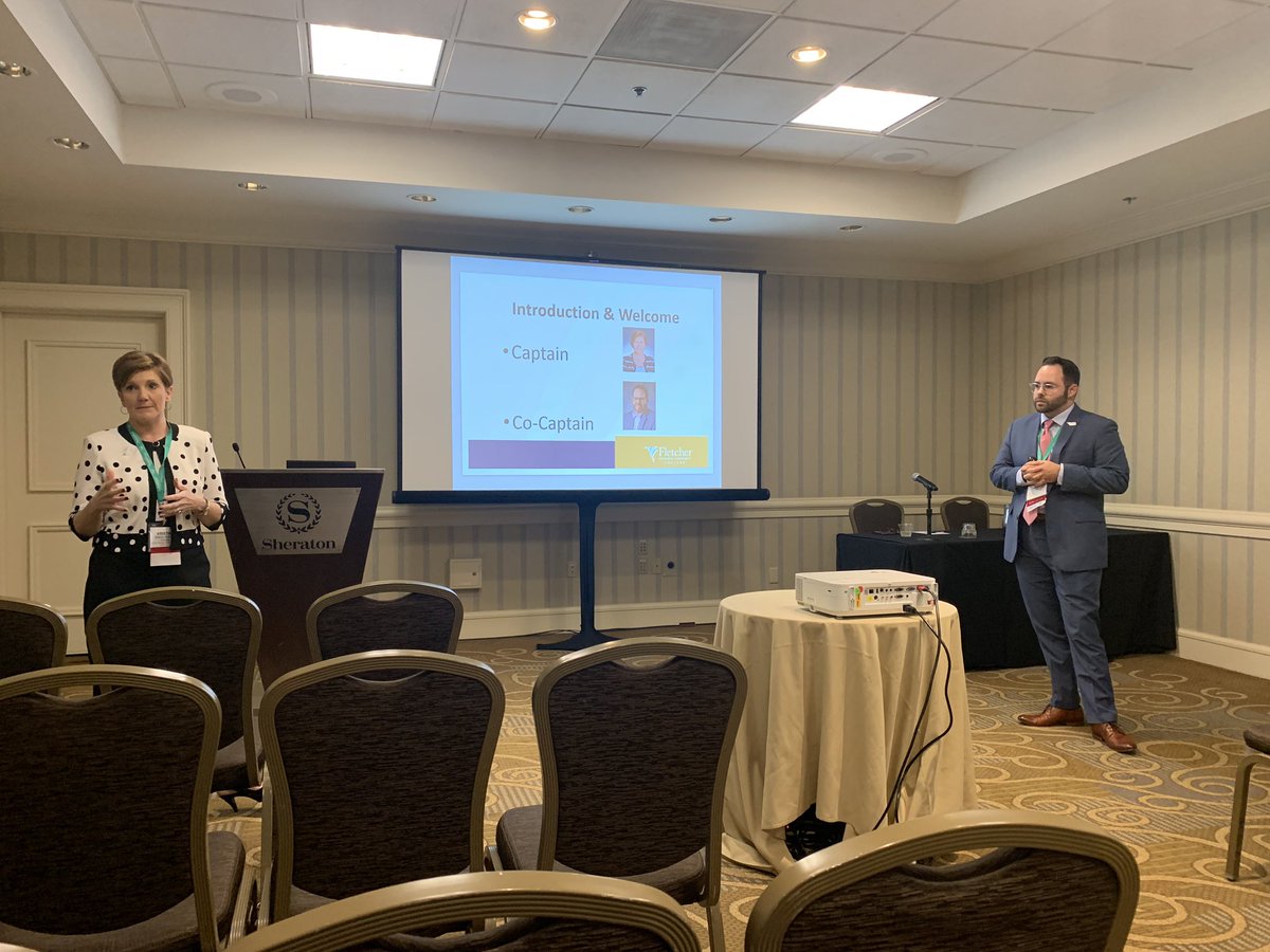 LanaFontenot's tweet image. @drkhstrickland and @ChandlerLeboeuf of @FletcherCollege giving their incredible story @CASEAdvance of copiloting the advancement plane and reaching their cruising altitude! #CASECC