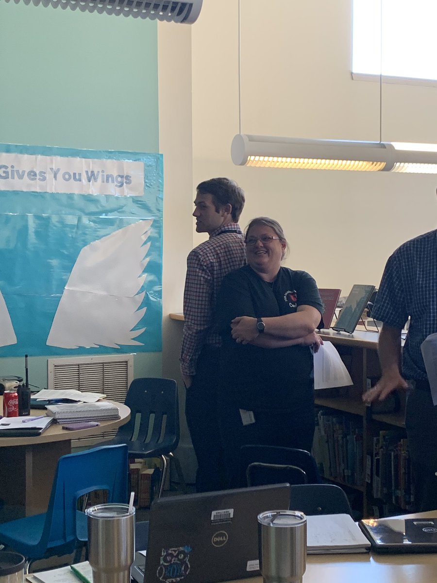 FairOaksHCPS's tweet image. During today’s faculty meeting teachers attempted the #pringleschallenge and used some of the total participation techniques we learned from our PD on Monday when discussing an article we read. #foescardinals @cwcrozier