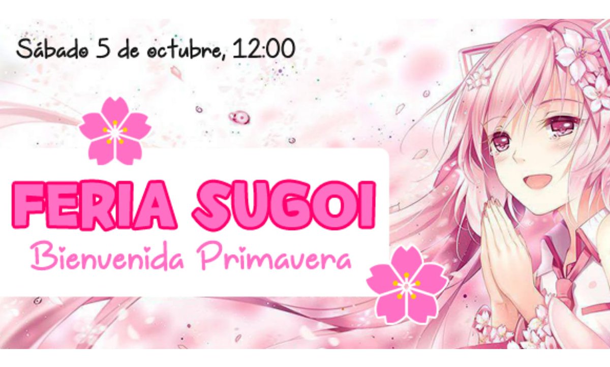 revistabeet's tweet photo. Sábado🌟Feria Sugoi~Bienvenida Primavera🌟GRATIS🌟Aunque a esta feria le faltan idols, tiene ilustradores, comida y tiendas de temática asiática🌟Desde las 12:00 hrs♦️♦️♦️METRO República🌟https://t.co/MrRmIBgffx https://t.co/fjZGxEimPs