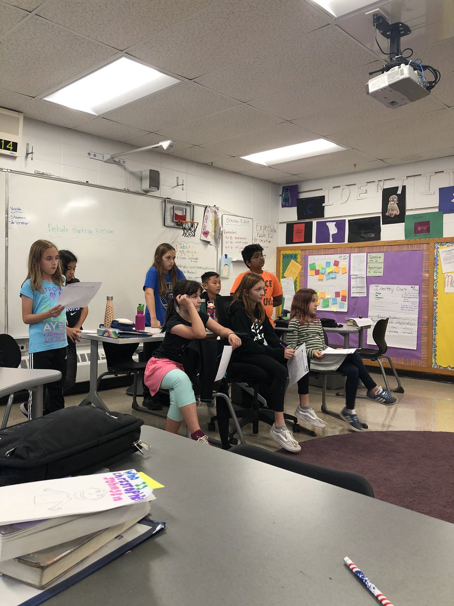 EuclidACE's tweet photo. The fierce faces of ACE debates!    Topic:Are trampoline parks dangerous?  #debates #ACE #euclidexplores https://t.co/vkkqvGphx0