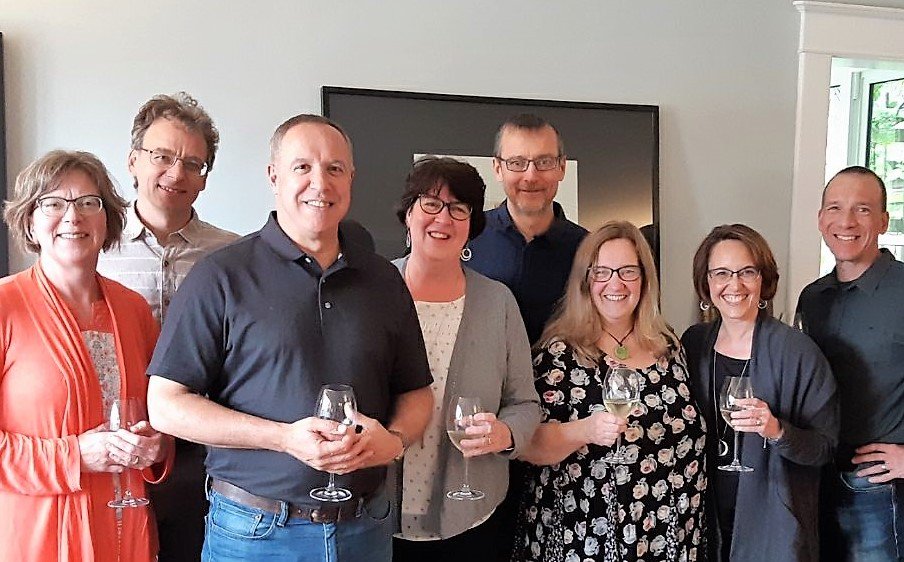 RockwayMC's tweet photo. Want to look this happy? Then join us for Rockway's BIG Night Out: https://t.co/xitdVxnwrC, and bid on a delicious five-course meal for up to 8 people made specially for you by our very own David Lobe, Director of Admissions &amp; Recruitment. #supportRockway #lifeatRockway https://t.co/6y0FqRK0Z9