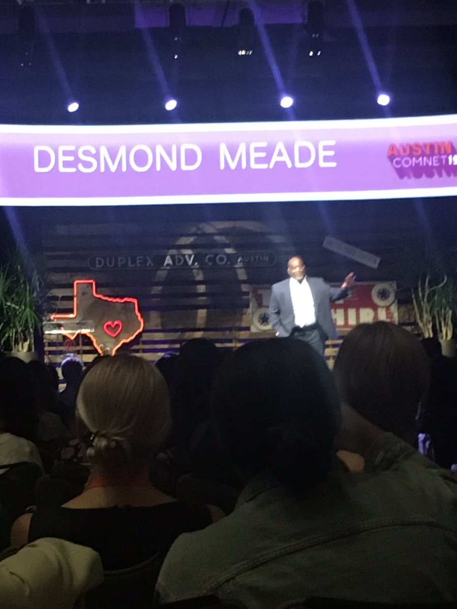 jrod2219's tweet photo. “We were able to slice through the hate and division and bring people together. Those votes were based on love, forgiveness &amp; redemption. The state of Florida saw love winning the day. Love was at the base of our our communication strategy.” @desmondmeade #ComNet19 Inspirational. https://t.co/gd076G0tFR
