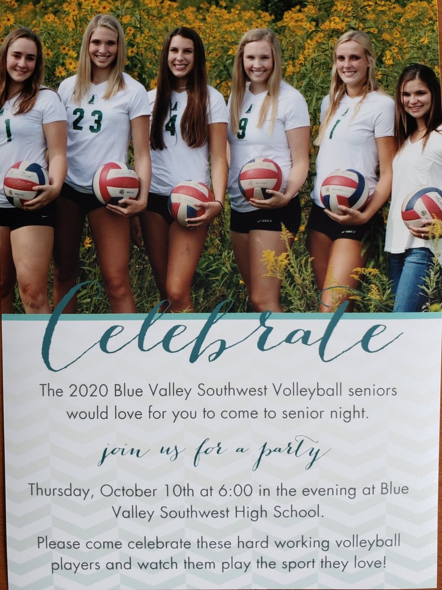 BoostersBvsw's tweet photo. Don't miss senior night! Thursday 10/10 @ 6:00 💚🏐🖤🎓 @bvswvolleyballl https://t.co/sPUHmZE61I