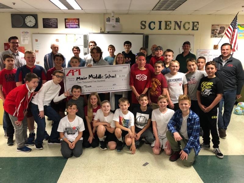 APIMetrology's tweet image. API is thrilled to announce our sponsorship of Muir Middle School&apos;s FTC Team 15358. We look forward to supporting them as they compete this fall. Stay tuned for future updates. #APIMetrology #NothingBeyondMeasure #GoAPI #GoColts #BalaBots #robotics #FIRSTRISE #FIRSTInspires