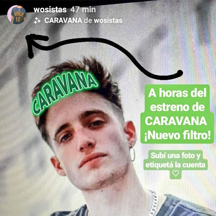 wosistas's tweet image. 💚 C A R A V A N A 
 ¡Nuevo filtro disponible!