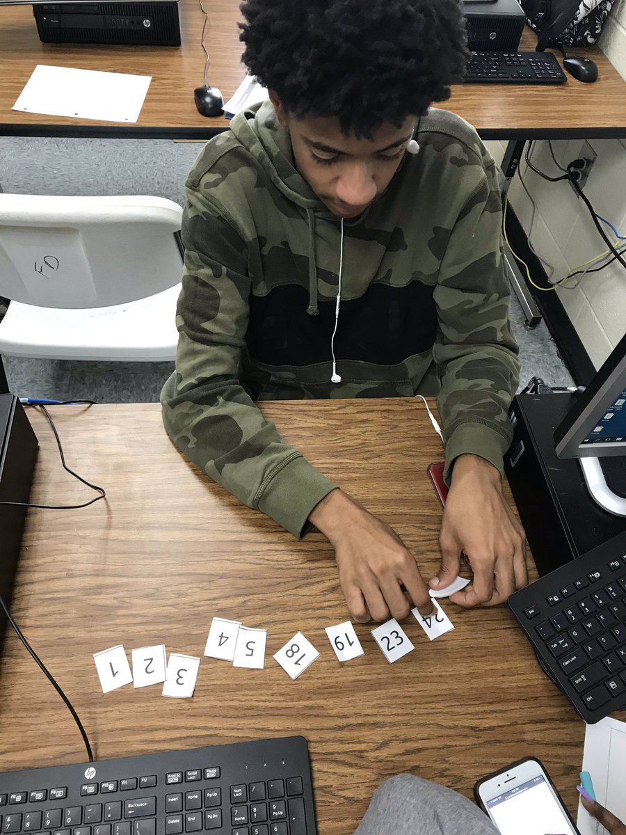 EmilyDuplantis's tweet photo. How else do you teach processing to your computer science kiddos? Card games. @codeorg #FortD #teampackattack https://t.co/LUmjSlwKWm