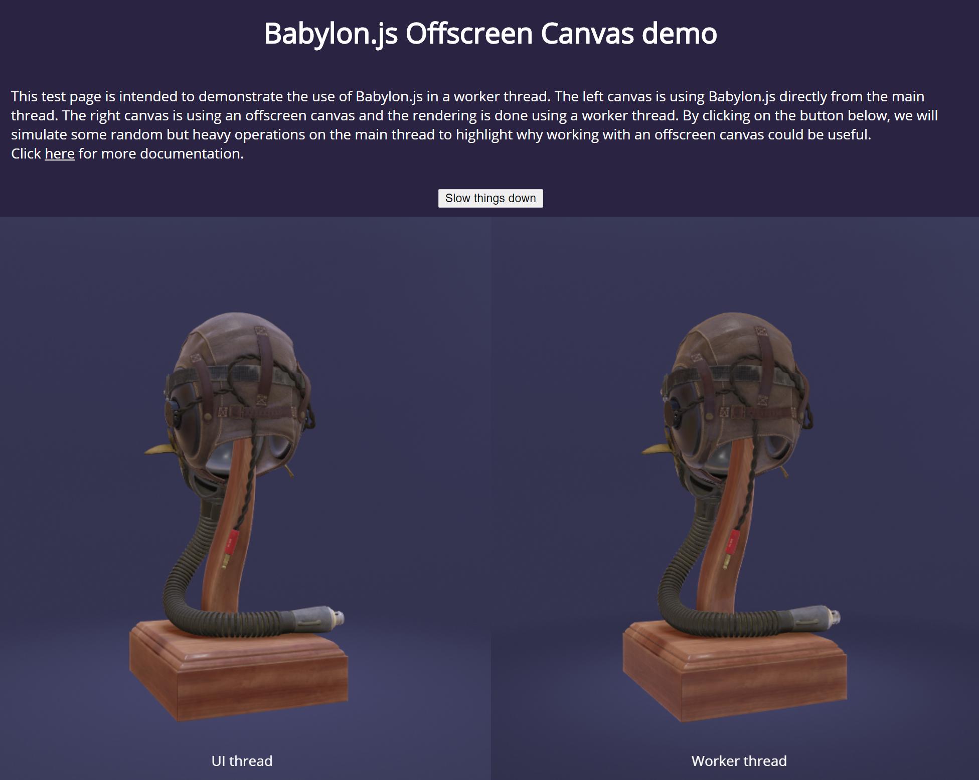 David Catuhe on Twitter: "Just added support for Offscreen canvas in #babylonjs! You can see a demo here (Needs Chrome or Edgium): https://t.co/RvOIOGSQdS #webgl… https://t.co/XWkMBAz2IN" David Catuhe on Twitter: "Just added support for Offscreen canvas in #babylonjs! You can see a demo here (Needs Chrome or Edgium): https://t.co/RvOIOGSQdS #webgl… https://t.co/XWkMBAz2IN"