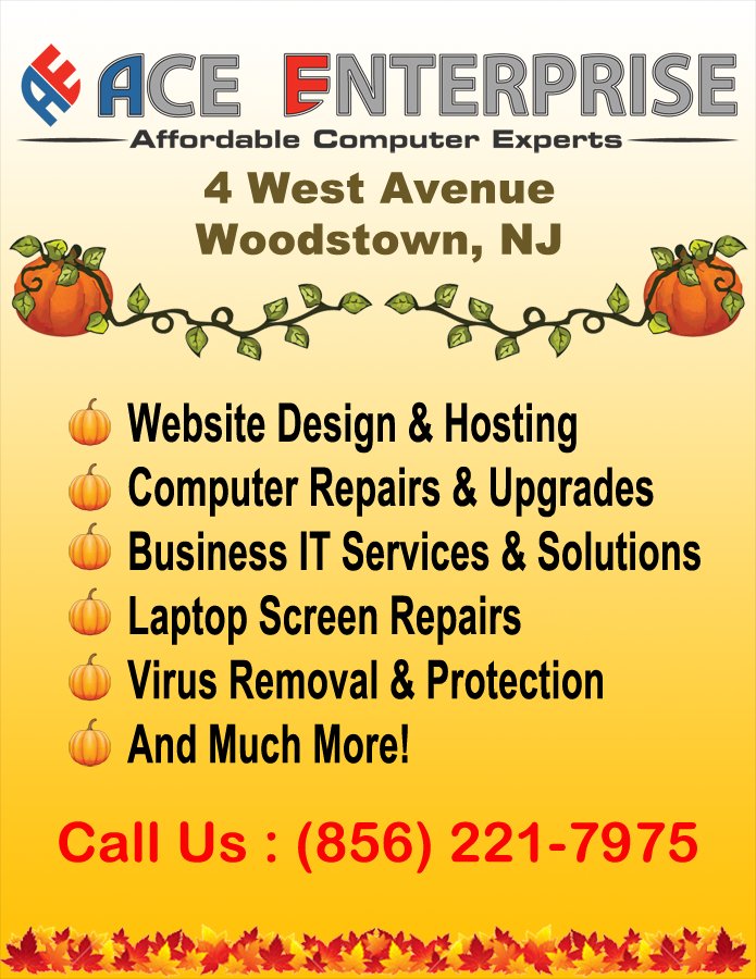 ACE_Enterprise_'s tweet photo. #computerrepair #computerupgrades #webdesign #webdevelopement  #ITservices #networking #laptopscreenrepair #pcrepair #supportlocalbusiness #SalemCountyNJ #WoodstownNJ 🍁🍂 https://t.co/1YSOW5d6Hl
