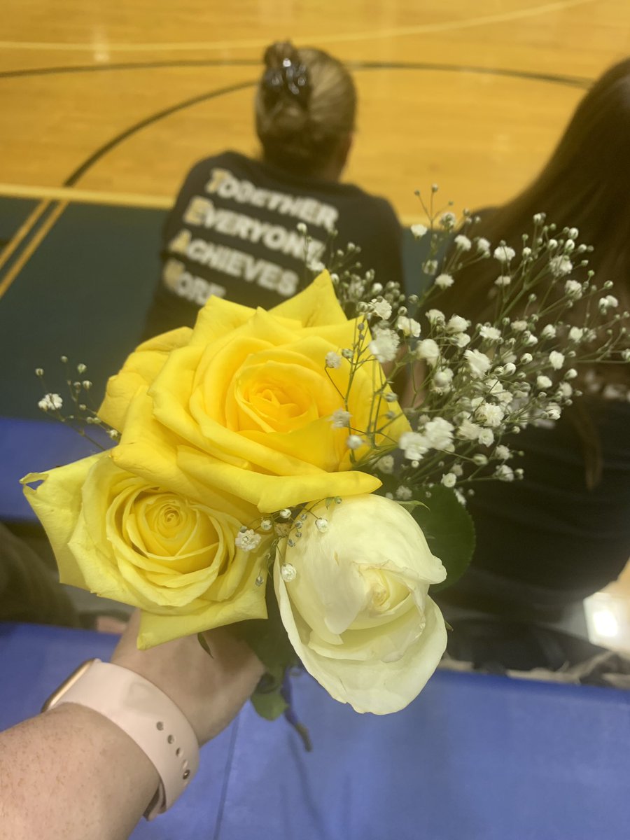 bncuria's tweet photo. Teacher appreciation night/Senior night. Thanks girls’ VB for making us smile! #BPND https://t.co/SrHNNf6ayk