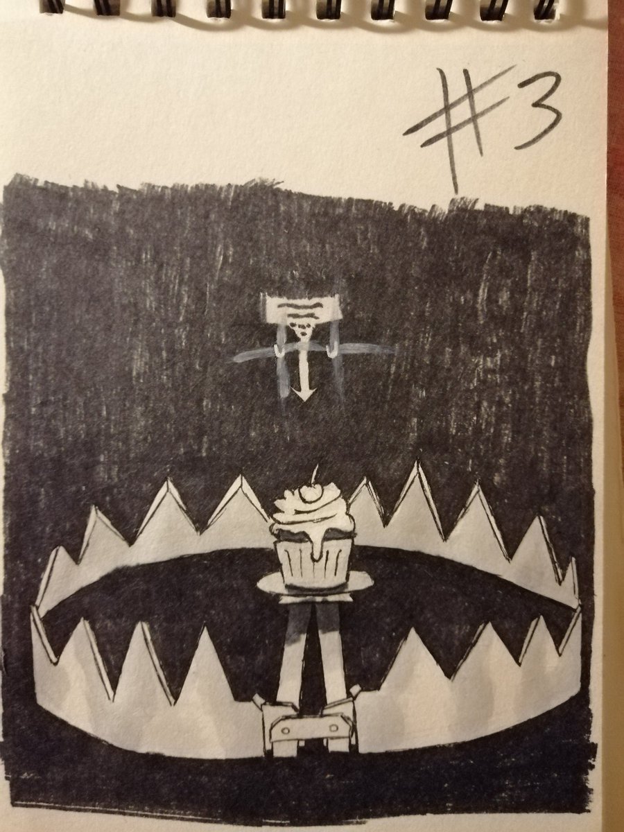 A little bit late, but here's #day3bait !
#Inktober2019 #inktober