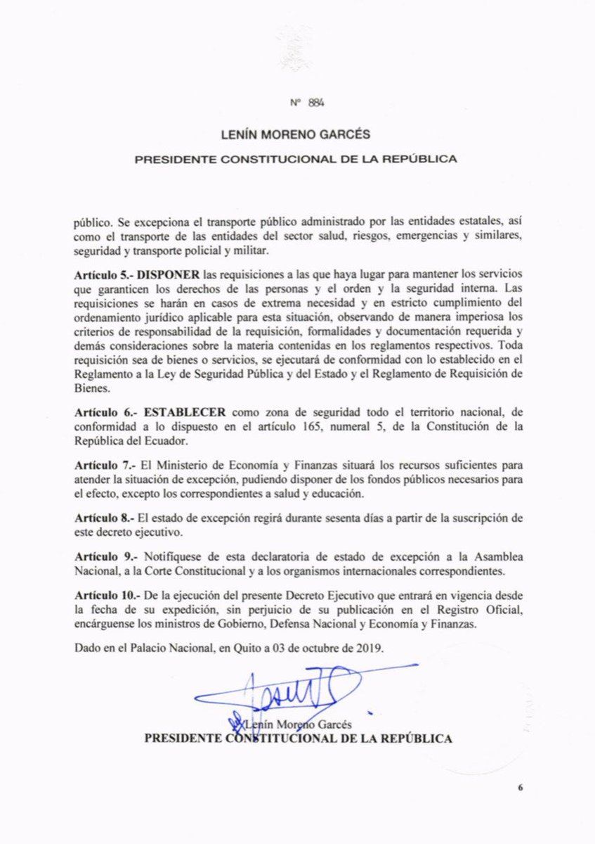 Lenin's tweet photo. Los derechos se exigen sin perjudicar aquellos que son fundamentales para el progreso del país: trabajo, educación y libre movilidad. Garantizamos la seguridad ciudadana, la libre circulación y la protección de la propiedad. #NoAlParo #DecididosACrecer https://t.co/agFqe74oTV