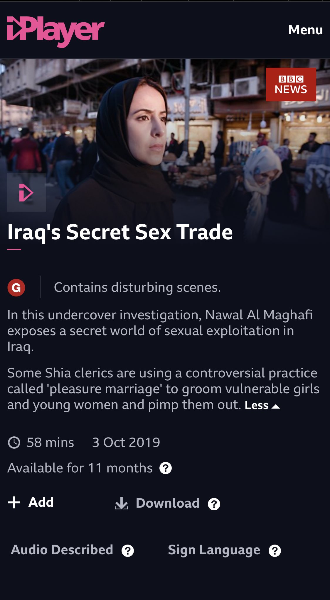 Child sex i in Baghdad
