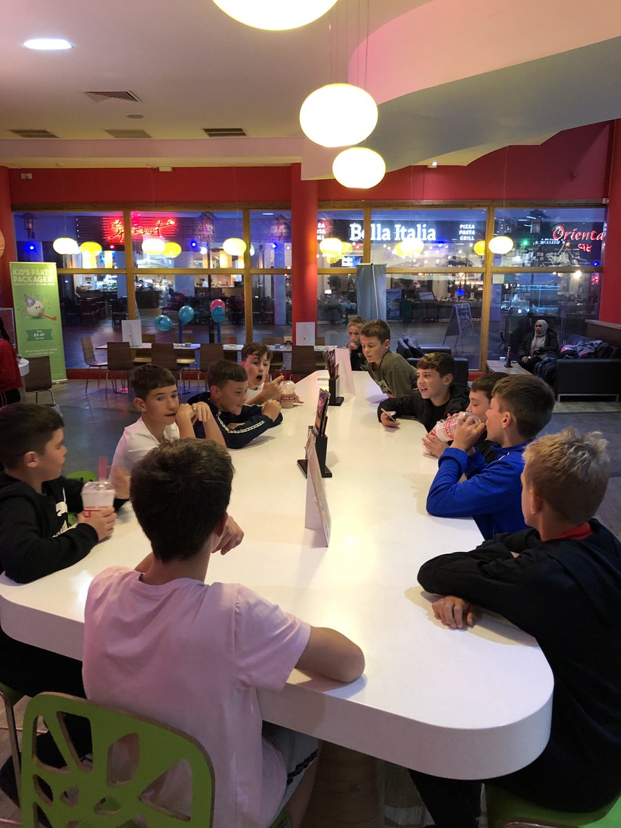 CantonLiberalJS's tweet photo. It’s not just about what we do on the pitch together! It’s also important what we do together off it #NxtGen #06Boys #WeAreCanton #TeamNightOut #Bowling #CoachesWon 🎳 https://t.co/0sIVP9RtQE