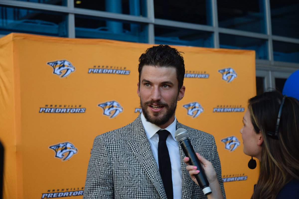 1045TheZone's tweet photo. The Captain @rjosi90 #GoldWalk #Preds https://t.co/lsuOkCwoZf