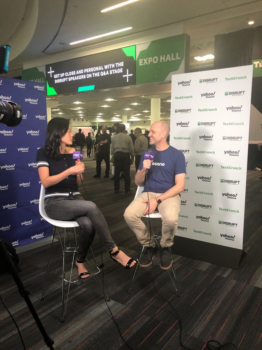 Thanks for the opportunity to share the @OsanoATX story #TCDisrupt --- <a href="/arlogilbert/">🅰🆁🅻🅾</a> LIVE! Next up: back to the Startup Battlefield area in the Expo -- come by and see us!
