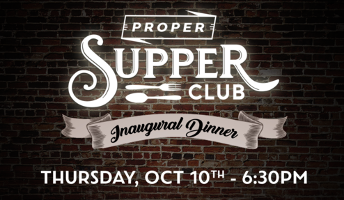 ProofBrewingCo's tweet photo. Come to the Inaugural Supper Club event for a five course dinner prepared by Chef Viet of @properbrewpub paired with tasters of 5 of our craft brews! The event will feature: https://t.co/Q5bcZr81y3
