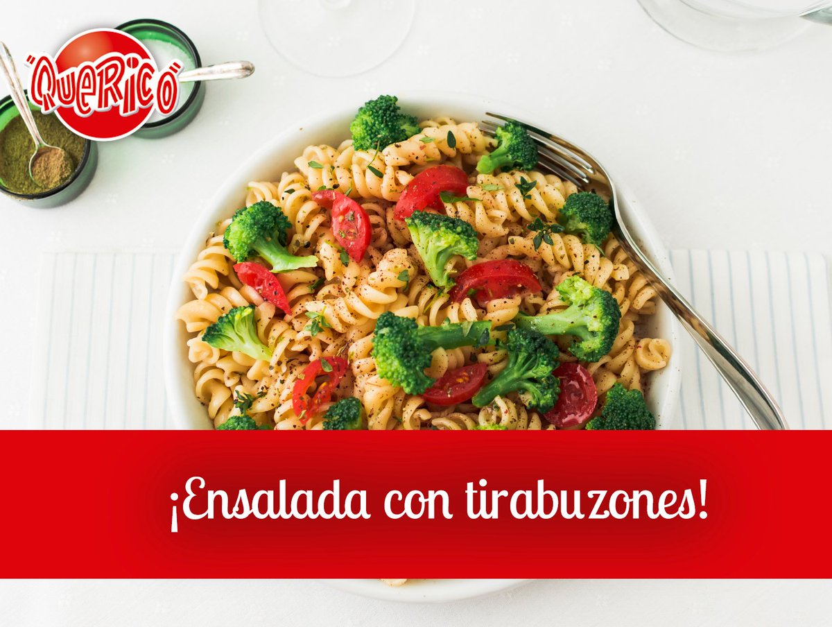 PastasQueRico's tweet photo. ¡Volvió la temporada de ensaladas! Una ensalada de tirabuzones, brócoli y tomate es lo que necesitas para un almuerzo rápido en el trabajo o una cena liviana. ¿Cuáles son tus ensaladas preferidas de primavera? https://t.co/TX4UwbfZCb