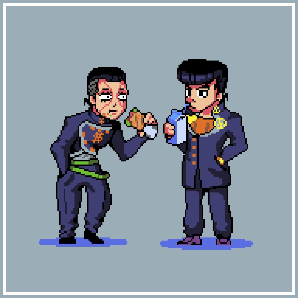 mountainhead_'s tweet photo. Day 3 | TEENAGERS

#octobit #pixelart #JJBA https://t.co/aVFng7TNPZ