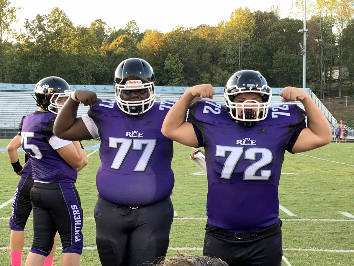 RCEMiddle's tweet photo. Proud of our Panthers! 24-0 at the half #teamRCE🐾 #RCEfb🏈 #PantherPride💜 https://t.co/Akylr6i1YV