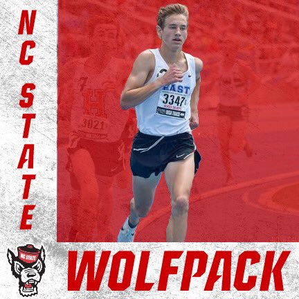 gardzieXC's tweet photo. I am extremely excited and beyond thankful to announce that I am continuing my academic and athletic career at North Carolina State University! Thank you to my friends, family, coaches, teammates, and teachers for supporting me and making this opportunity possible #gopack 🐺 https://t.co/Rqw02rguKm
