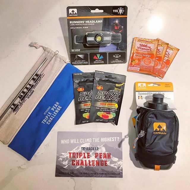 RunningforBrews's tweet photo. Sneak peek at everything that’s up for grabs for those participating in the Triple Peak Challenge on Saturday morning! See you at @gbc_tampa at 7:30! https://t.co/xyGjvtUS6z