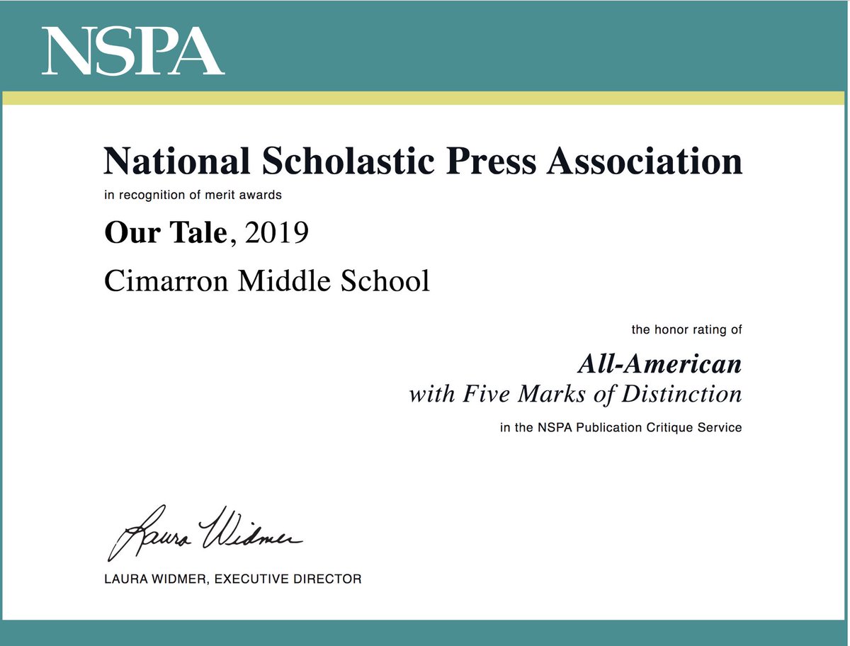 MelansonScott's tweet photo. Cimarrons yearbook is All-American! @Cimscolts @JostensYearbook https://t.co/tE12Ac0TnX