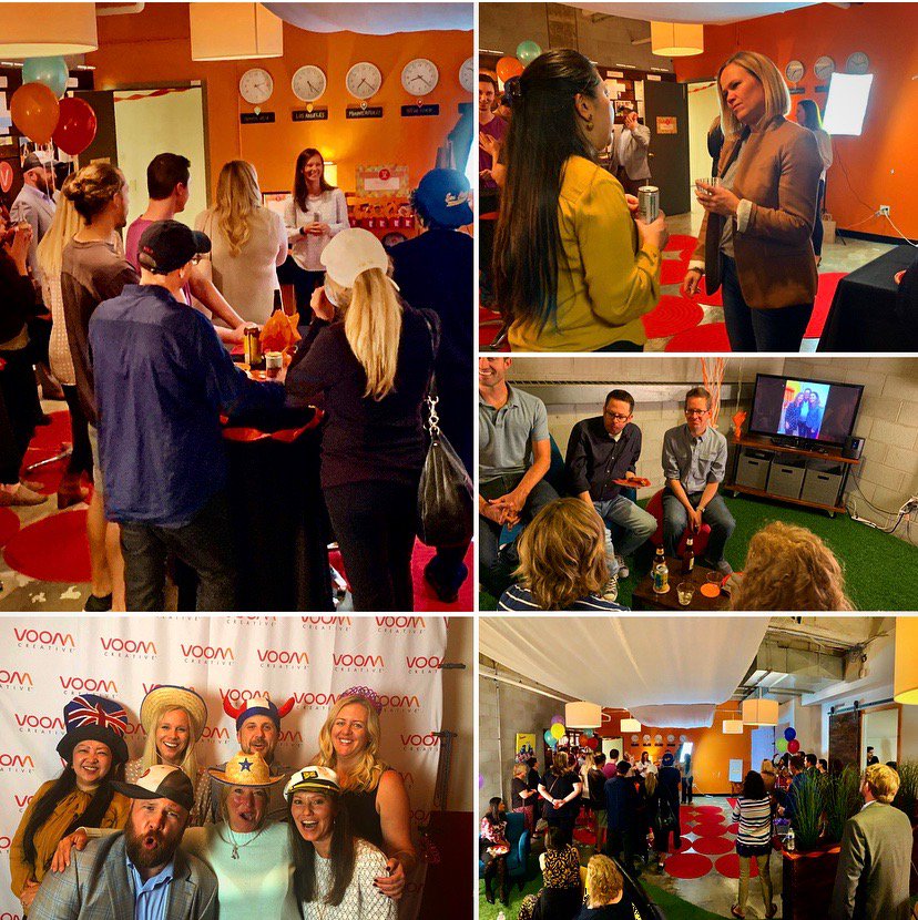 VoomCreative's tweet image. TBT to our Voom 5 Year Anniversary party last week. Thank you to all of our clients, vendors, family, and friends who celebrated with us. We had a great time and wouldn’t be where we are today without your support! We're eager to see what the next five years has in store for us.