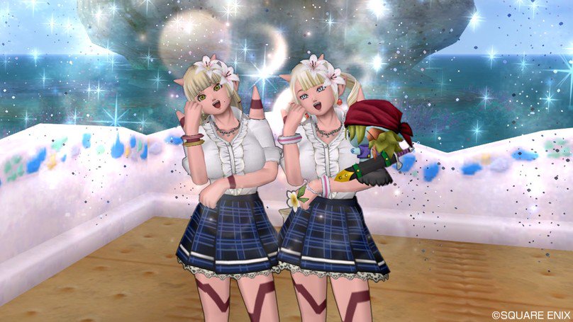 めめ ゲーム垢 サブが当たった１等をメインで横取りーw念願のもうそうゲット٩ ˊwˋ و フレちゃんと一緒に撮影会ー やっぱりフレちゃんのほうがかわいい ドラクエ10 しぐさ書もうそう オガ子