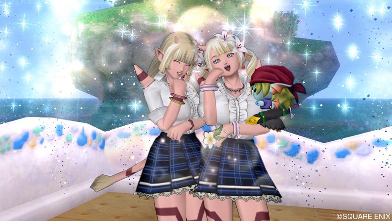 めめ ゲーム垢 サブが当たった１等をメインで横取りーw念願のもうそうゲット٩ ˊwˋ و フレちゃんと一緒に撮影会ー やっぱりフレちゃんのほうがかわいい ドラクエ10 しぐさ書もうそう オガ子