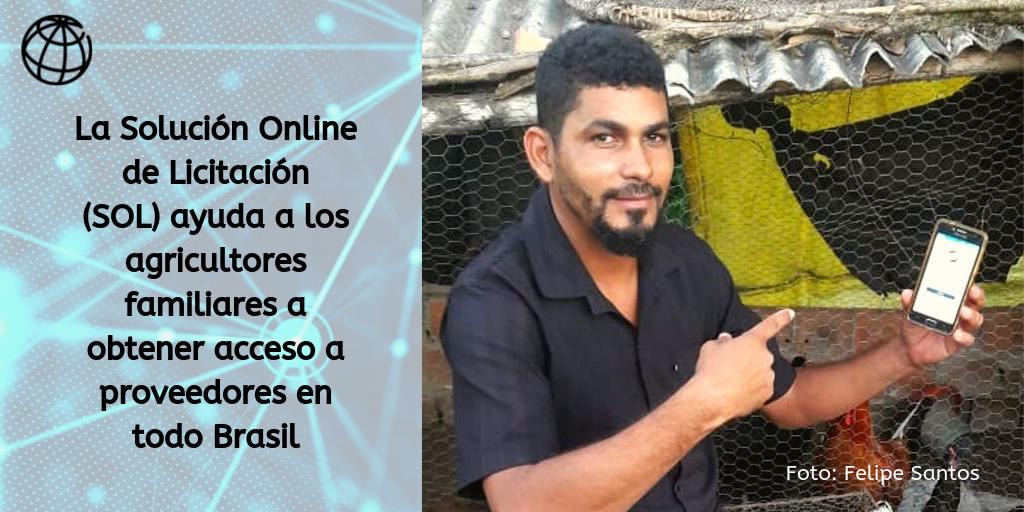 La #AgriculturaFamiliar brasileña se conecta con el #blockchain: en el nordeste del país, estos jóvenes están entre los primeros grupos en utilizar una aplicación diseñada para facilitar la adquisición de bienes y servicios. Lee en <a href="/elpais_america/">EL PAÍS América</a>: wrld.bg/NDR950wB6gg