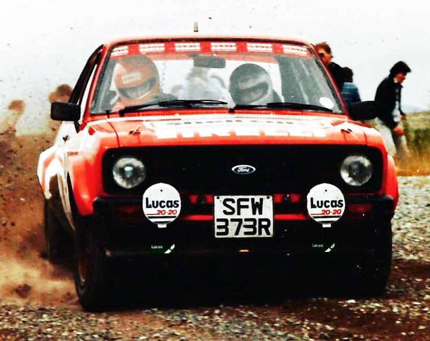 With cars like this #FordEscort & numerous other ex-works cars, superb special stages and drivers like #raunoaaltonen. #stigblomqvist, #bronburrell and #rosemarysmith_rally behind the wheel, you can’t afford to miss the  #lombardrallybath2019 on the 18th, 19th & 20th October