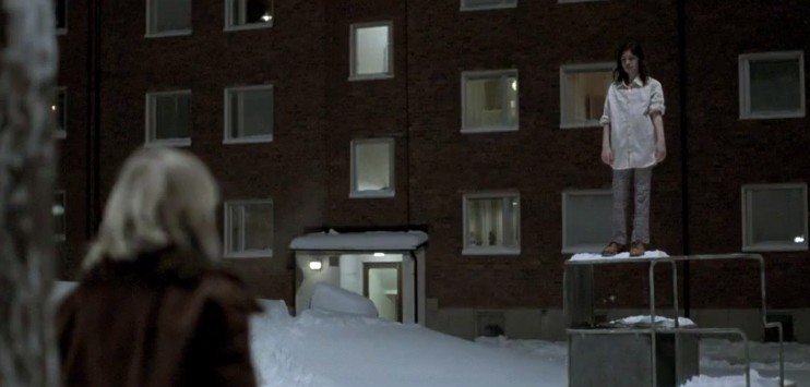 LET THE RIGHT ONE IN (2008) dir. Tomas Alfredsonsupernatural // a lonely, bullied boy befriends his new neighbor, a mysterious girl who only comes out at night & must drink human blood to survive.